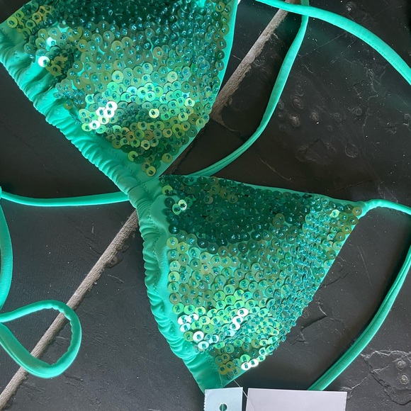 Ladies new bikini sequins tags on - Picture 4 of 5